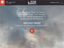 Tablet Screenshot of peterbuffett.com
